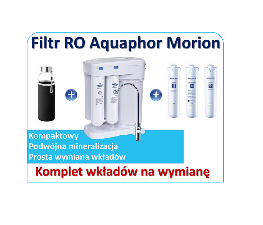 Aquaphor Morion + komplet 3 wkładów na wymianę gratis